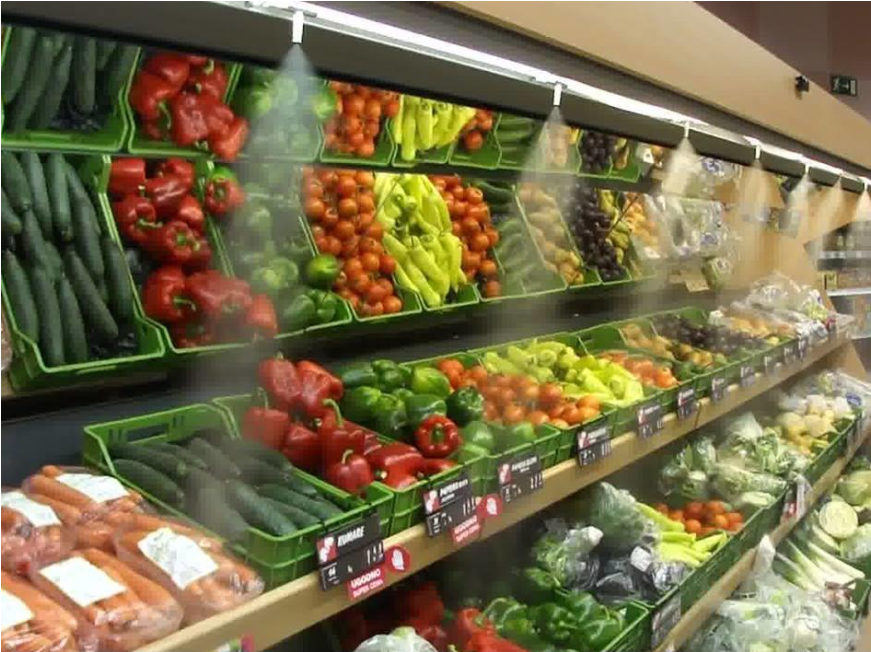 新鮮蔬菜水果產(chǎn)品霧化加濕用噴霧